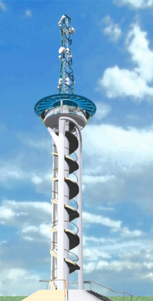 Wieża widokowa w Gdyni Kolibkach - projekt zrealizowany w 2007r